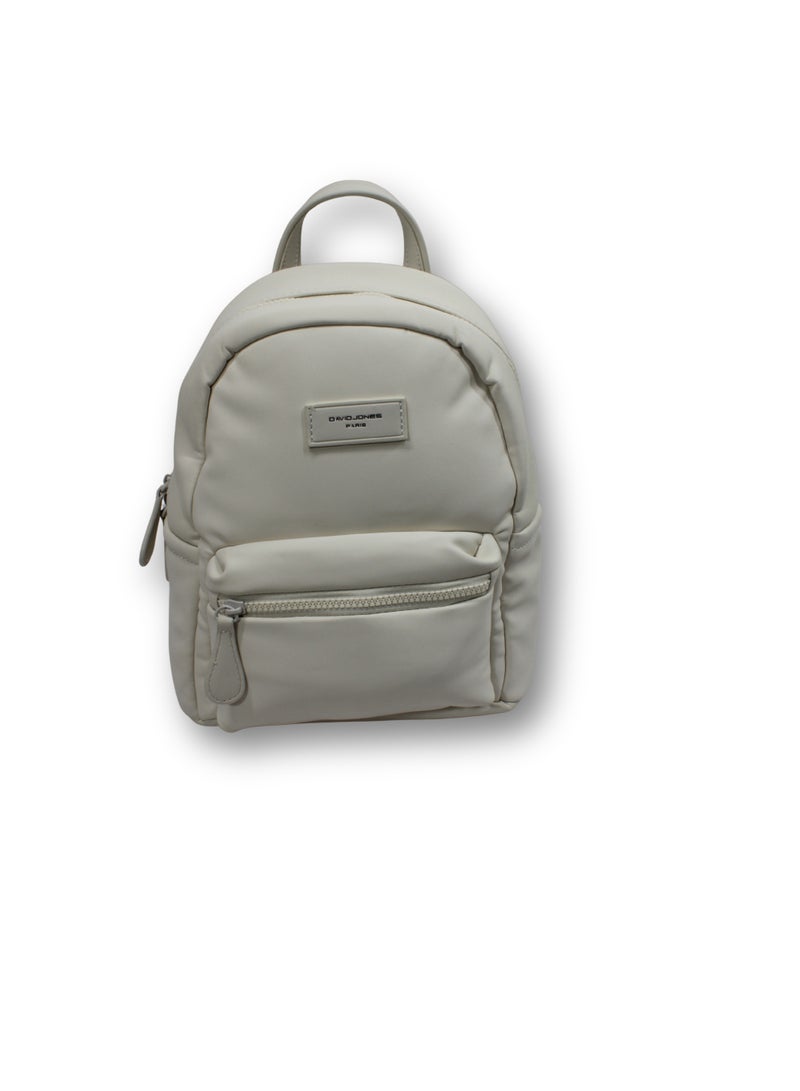 David Jones Women's Backpack Stylish and Durable Everyday Carry | Color Coconut Cream(CM7482) - Image 2